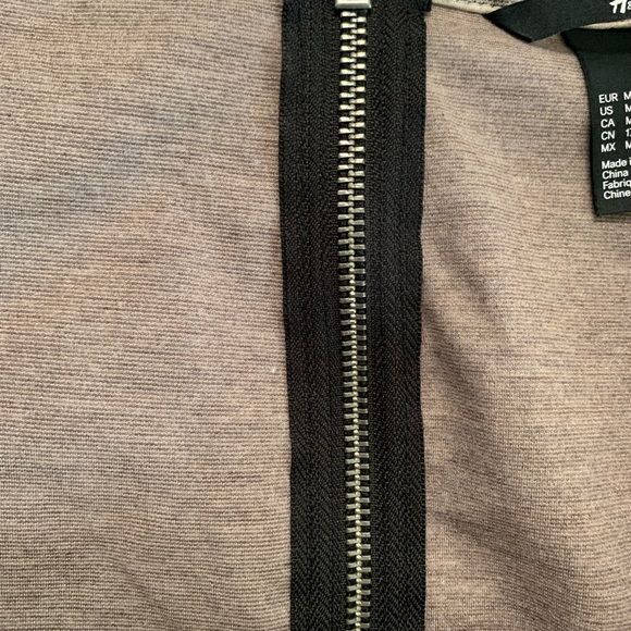 H&M Women’s Long Sleeve Light Brown Tan Dress Size Medium - Picture 10 of 17